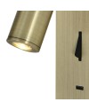 TARIFA III * APLIQUE LECTOR LED 3W 3000K CUERO TYPE-C CARGADOR